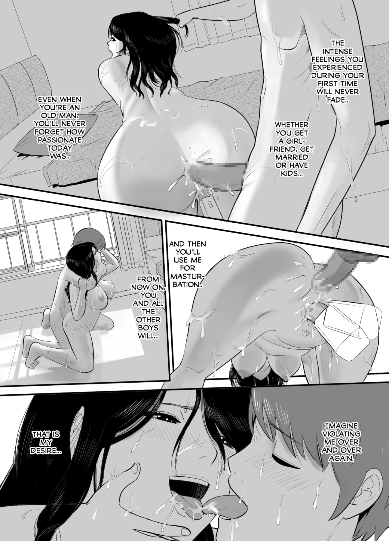 Hentai Manga Comic-The Hot Summer Day I Lost My Virginity While Sinking Into the Voluptuous Body of a Oba-san-Read-33